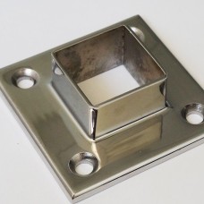 Фланец нержавеющий приварной встык с выступом квадратный Ду 10 Ру 16 12Х18Н9Т 10х14х15х12 мм ГОСТ 12821-80